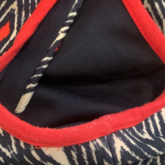 Muse black and orange print dress size 8 - Picture 6 of 6